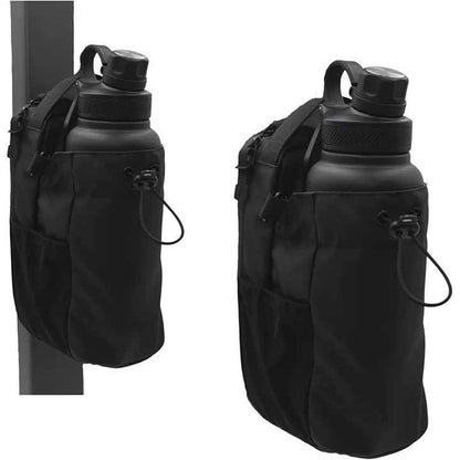 BAGMETICA, a magnetic water bottle bag for gym